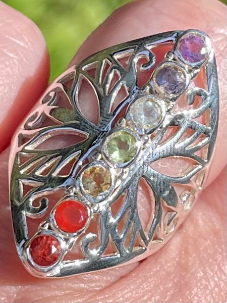 Gorgeous Chakra Alignment Ring Size 8.5 - Morganna’s Treasures 