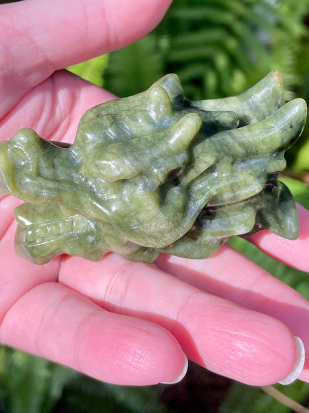 Carved Serpentine Dragon