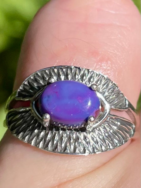 Purple Mohave Turquoise Ring Size 7 - Morganna’s Treasures 