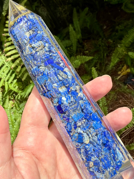 Lapis Lazuli Orgonite Tower - Morganna’s Treasures