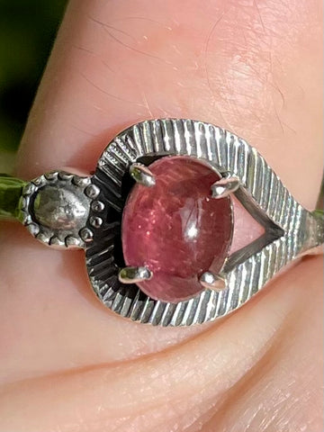 Pink Tourmaline Ring Size 7