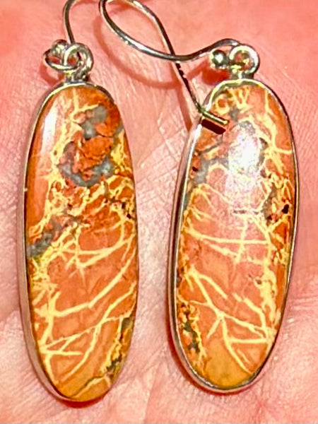 Beautiful Coffee Jasper Earrings