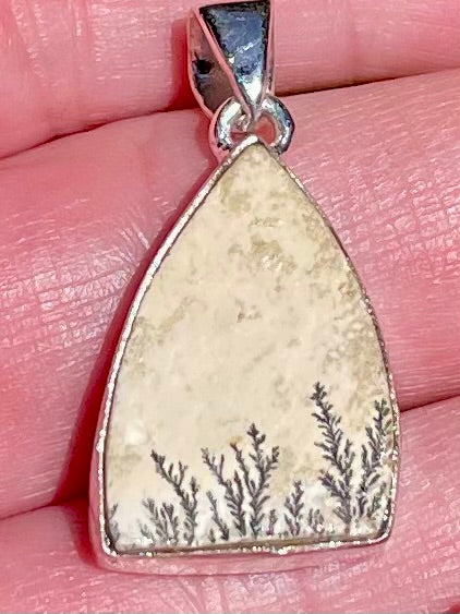 Psilomelane Dendrite Pendant