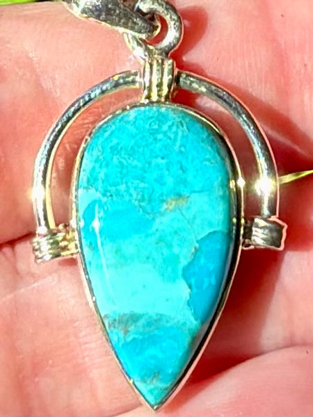 Blue Mohave Turquoise Pendant