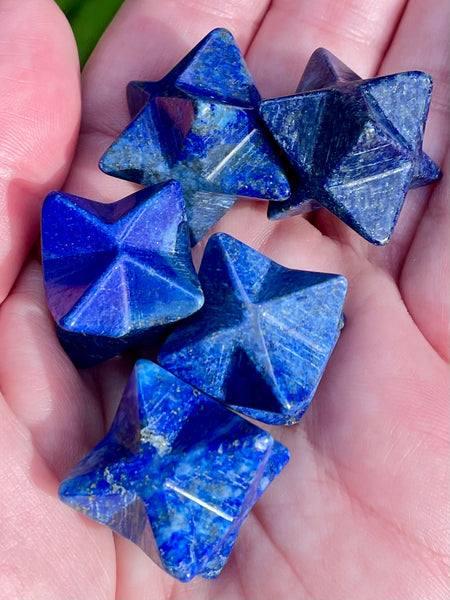 Small Lapis Lazuli Merkabas - Morganna’s Treasures 