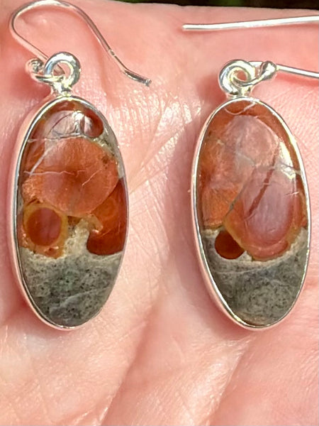 Peanut Obsidian Earrings - Morganna’s Treasures