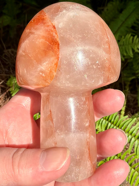 Beautiful Hematoid Quartz Mushroom - Morganna’s Treasures