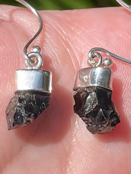 Rough Russian Shungite Earrings - Morganna’s Treasures 