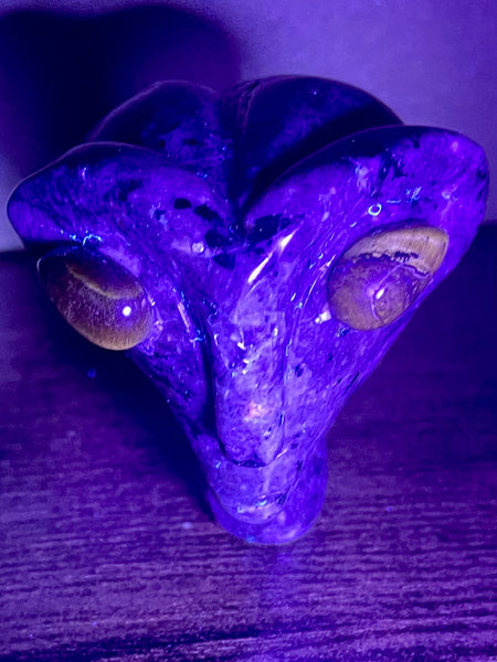 Small Yooperlite and Tigers Eye Alien - Morganna’s Treasures