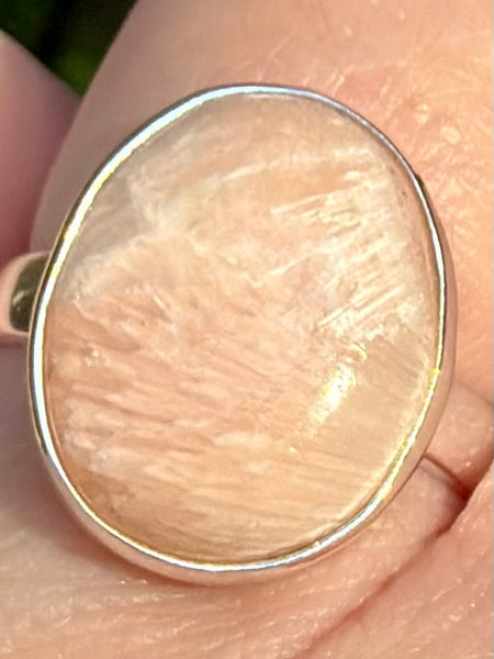 Orange Scolecite Ring Size 8 - Morganna’s Treasures