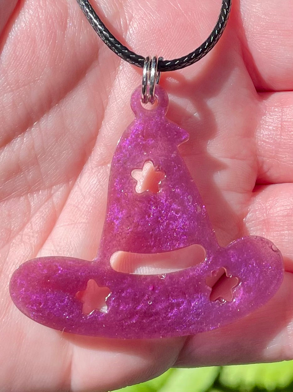 Witch Hat Resin Necklace - Morganna’s Treasures