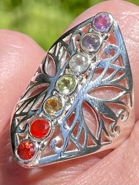 Gorgeous Chakra Alignment Ring Size 8.5 - Morganna’s Treasures 