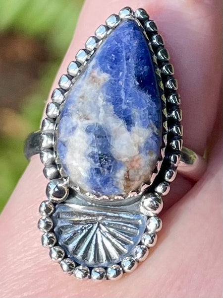 Beautiful Sodalite Ring Size 5.5