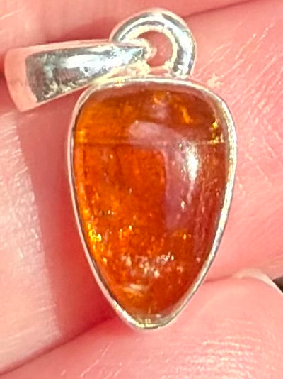 Orange Kyanite Pendant