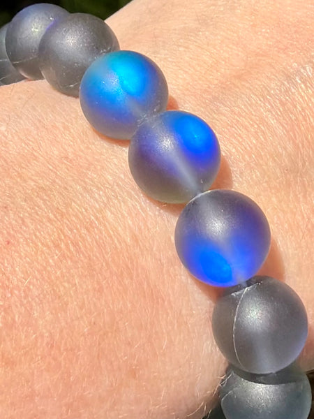 Iridescent Crystal Bracelet -Dark - Morganna’s Treasures