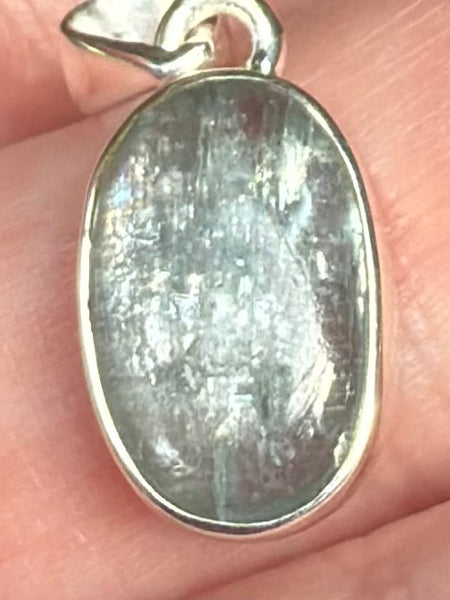 Aqua Kyanite Pendant