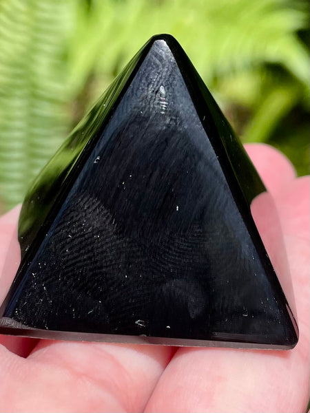 Black Obsidian Pyramid - Morganna’s Treasures