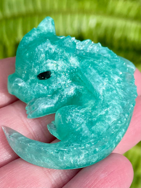 “Leia” Resin Dragon - Morganna’s Treasures 