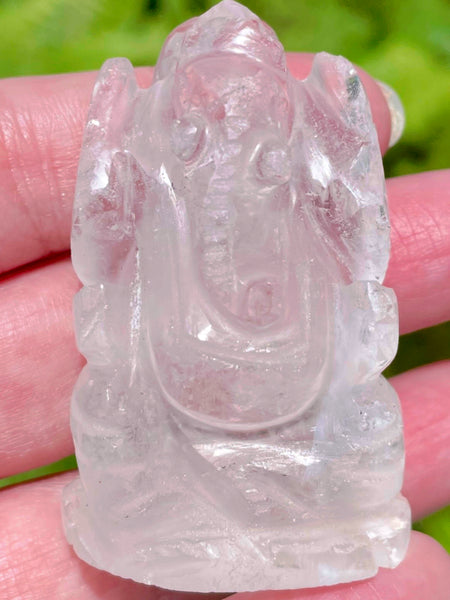 Clear Quartz Ganesha - Morganna’s Treasures