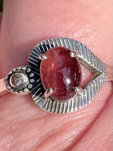 Pink Tourmaline Ring Size 7.5 - Morganna’s Treasures 