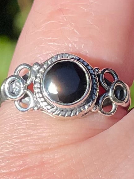 Black Onyx Ring Size 6 - Morganna’s Treasures