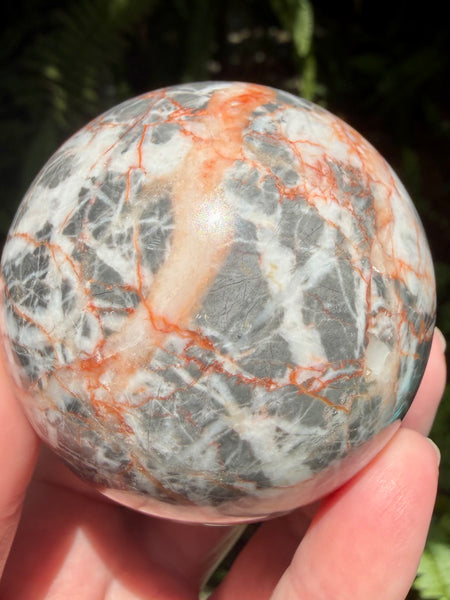 Spider Web Jasper Sphere