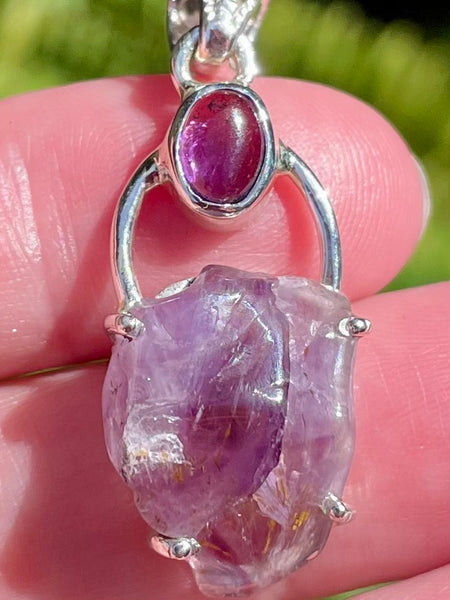 Amethyst and Super Seven (Melody's Stone) Pendant - Morganna’s Treasures 