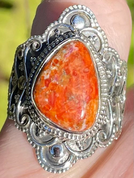 Beautiful Red Jasper Ring Size 7 - Morganna’s Treasures