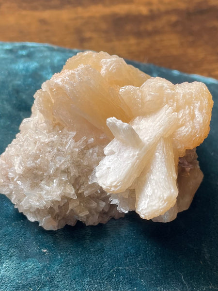 Stilbite with Heulandite Crystal Cluster