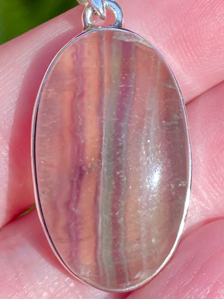Rainbow Fluorite Pendant - Morganna’s Treasures