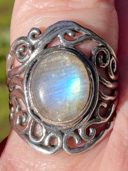 Stunning Labradorite Ring Size 7.5 - Morganna’s Treasures