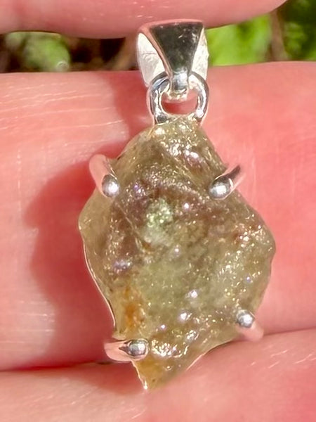 Rough Watermelon Tourmaline Pendant - Morganna’s Treasures