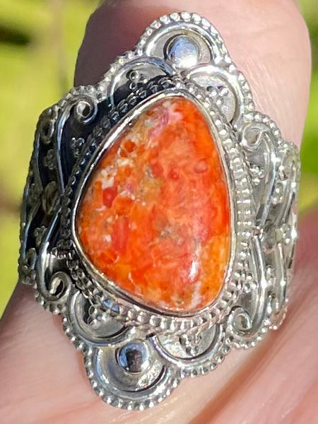 Beautiful Red Jasper Ring Size 7 - Morganna’s Treasures