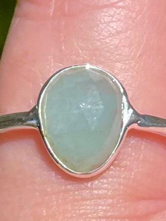 Faceted Aquamarine Ring Size 6 - Morganna’s Treasures