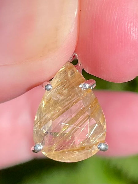 Rutilated Quartz Pendant - Morganna’s Treasures