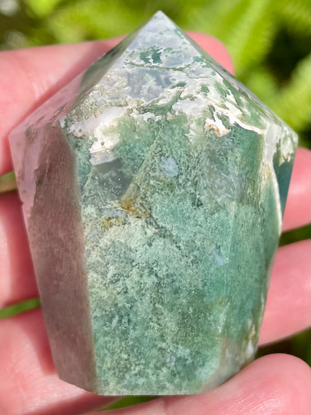 Moss Agate Point - Morganna’s Treasures 