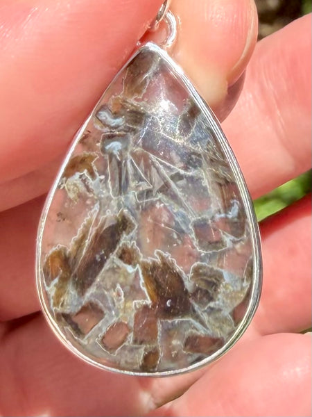 Turkish Tube Agate Pendant