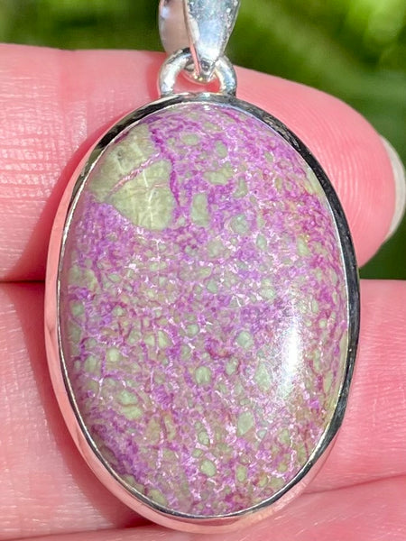 Variscite in Purpurite Pendant - Morganna’s Treasures 