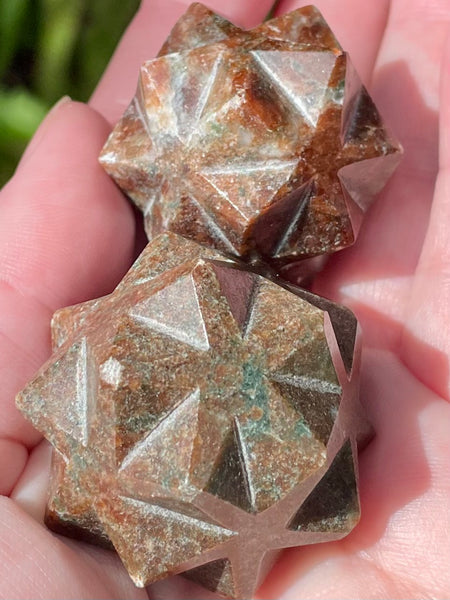 Hessonite Garnet Metatron's Cube - Morganna’s Treasures