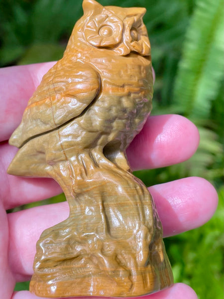 Yellow Jasper Owl - Morganna’s Treasures