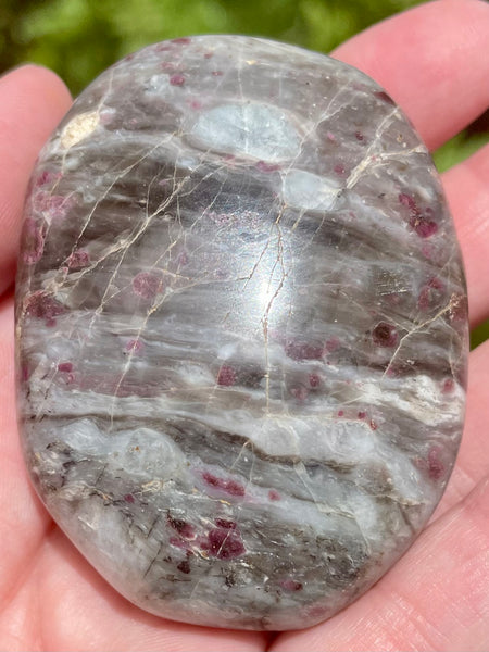 Large Garnet Palm Stone from Madagascar - Morganna’s Treasures 