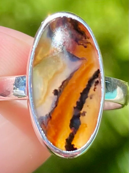 Montana Agate from the Yellowstone River Ring Size 8 - Morganna’s Treasures 