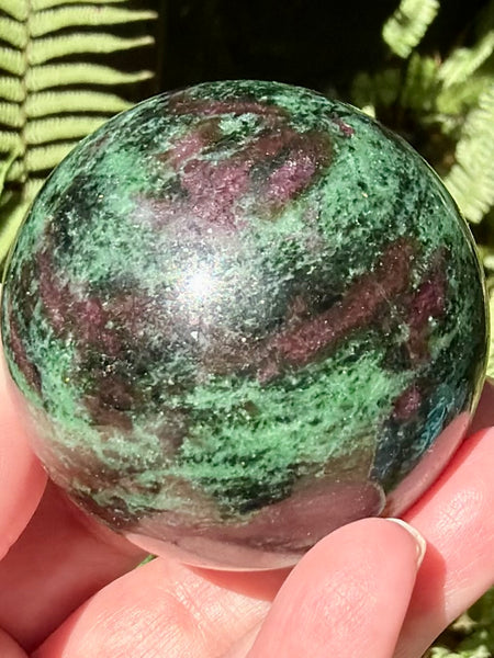 Ruby in Zoisite Sphere - Morganna’s Treasures