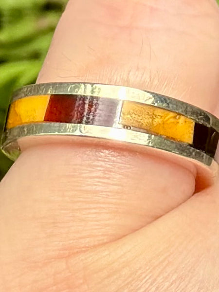 Egg Yolk Baltic Amber Ring Size 6 - Morganna’s Treasures