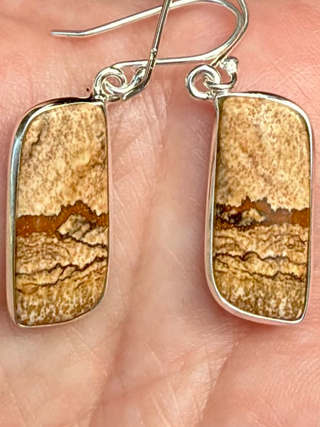 Picture Jasper Earrings