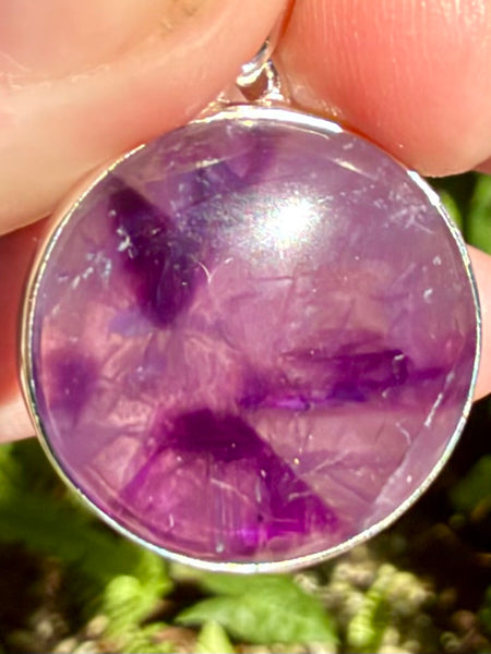 Star (Trapiche) Amethyst Pendant