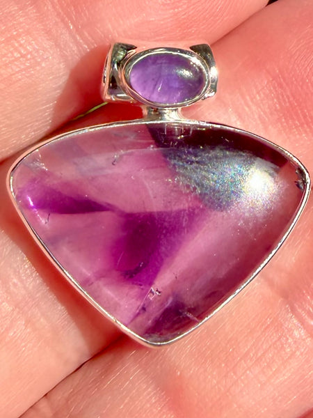 Star (Trapiche) Amethyst Pendant