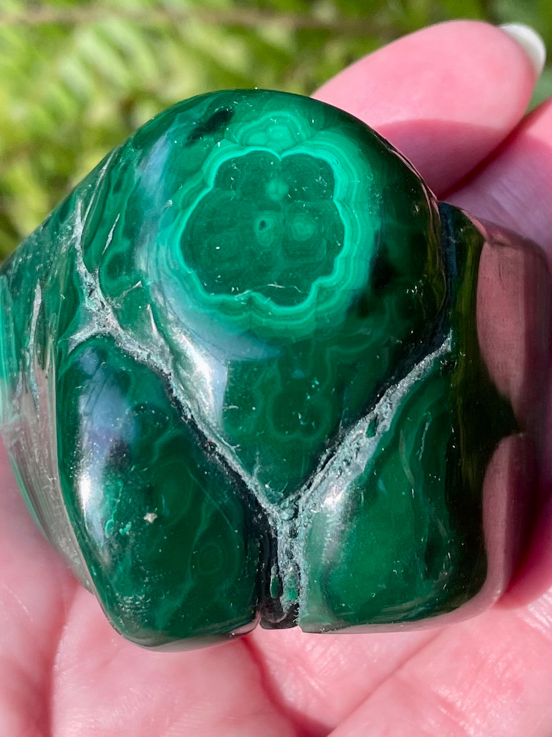 Beautiful Bulls Eye Malachite from Africa