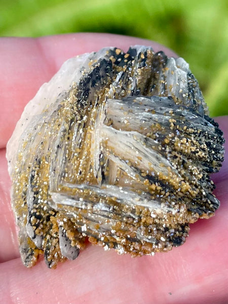 Vanadinite on Barite Crystal Cluster - Morganna’s Treasures 