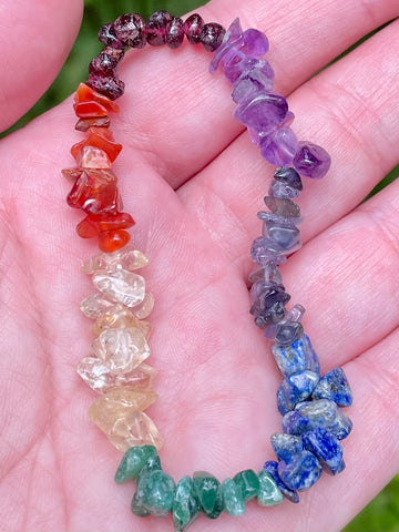 Chakra Chip Bracelet - Morganna’s Treasures